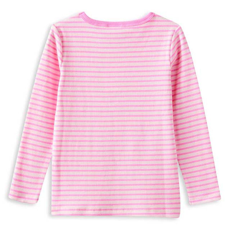 Milky Tickled Pink Stripe Tee image number 1